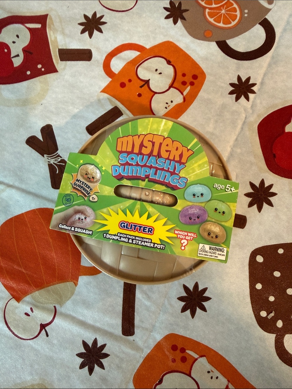 Mystery Squashy Dumplings Glitter Collectible Toy - Green